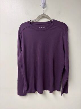 /artefact/ Women’s Long Sleeve Purple Cotton Shirt Size Medium